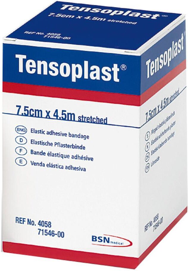 bsn medical benda elastica tensoplast 7,5x4,5 m - supporto muscolare e articolare