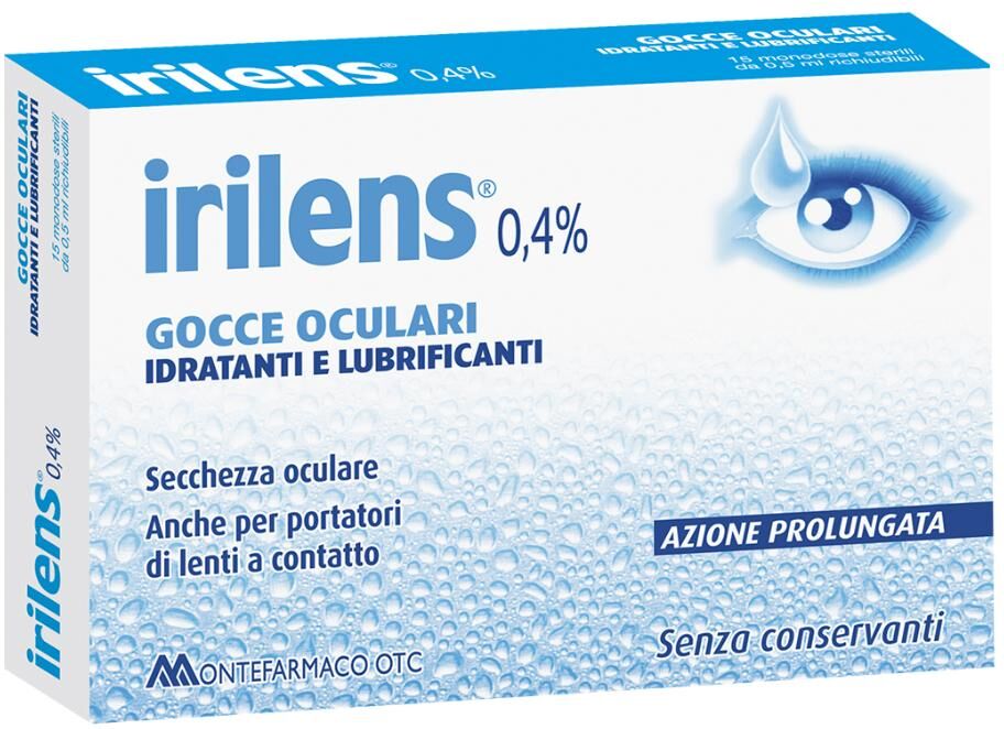 montefarmaco otc spa montefarmaco irilens 0,4% gocce oculari 15 monodose 0,5 ml