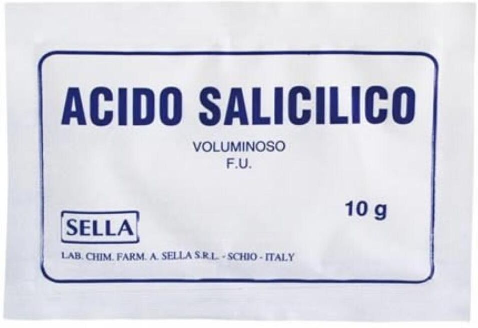 sella acido salicilico buste 10g - trattamento per la pelle con acido salicilico puro