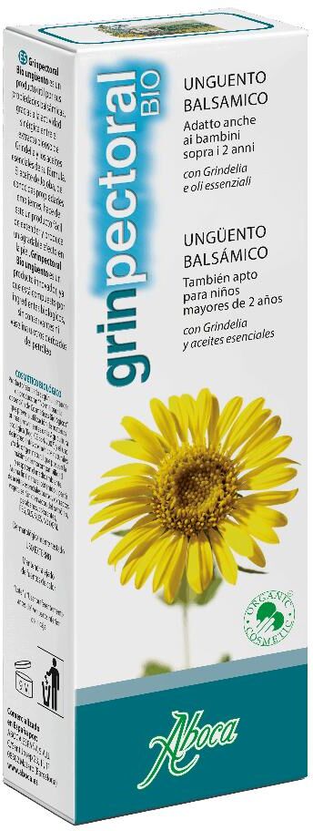 aboca spa societa' agricola aboca - grinpectoral bio 30g - unguento spalmabile con grindelia e oli essenziali