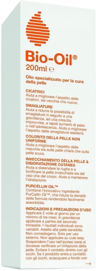 perrigo bio oil - olio dermatologico 200ml, nutrizione e cura della pelle con vitamine