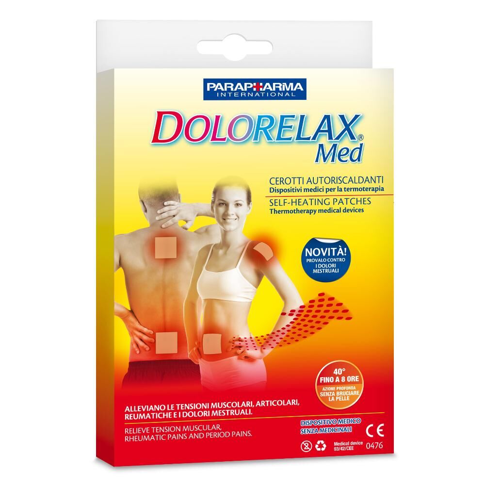 euritalia pharma (div.coswell) dolorelax med - cerotto effetto caldo 3 pezzi