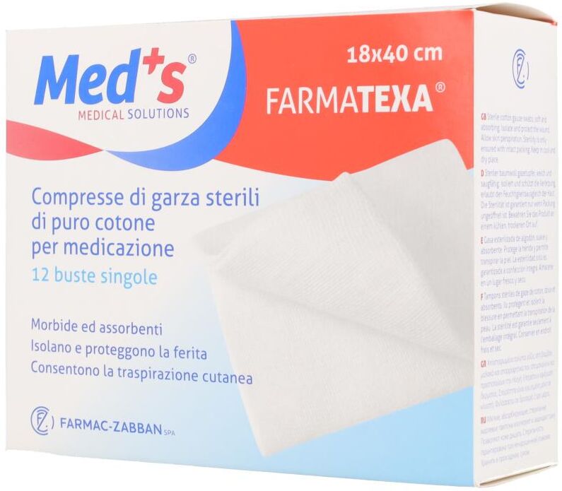 farmac-zabban spa garza meds 12/8 18x40cm 12pz