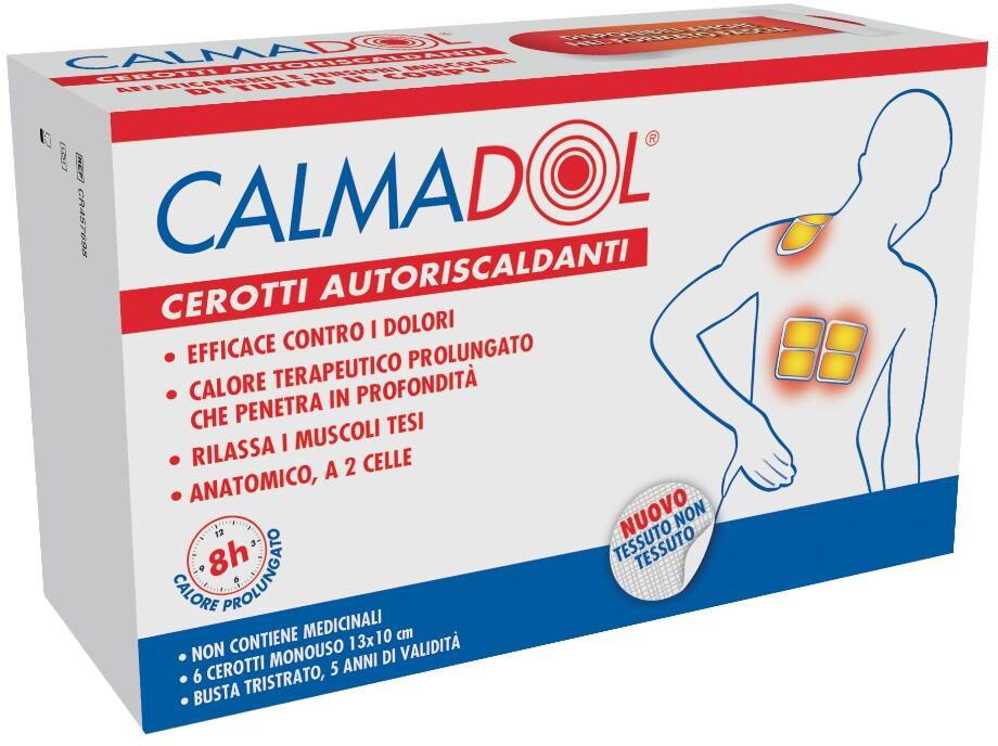 montefarmaco otc spa calmadol cerotto autoriscaldante 6 pezzi