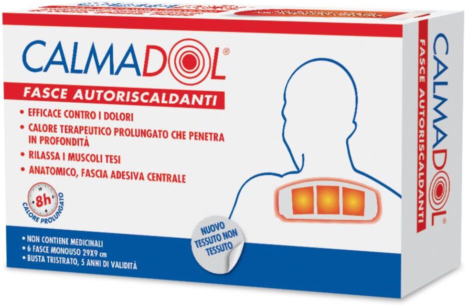 montefarmaco otc spa calmadol fascia riscaldante 6pezzi