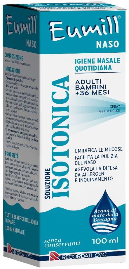 recordati spa recordati - eumill naso spray soluzione isotonica 100ml