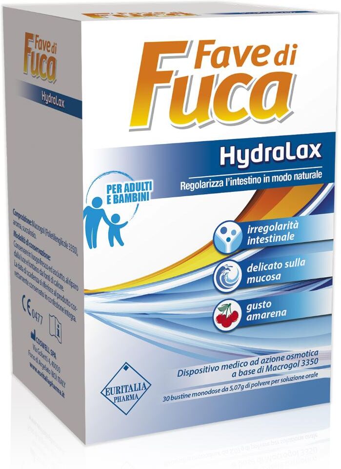 euritalia pharma (div.coswell) fave di fuca - hydralax 30 bustine