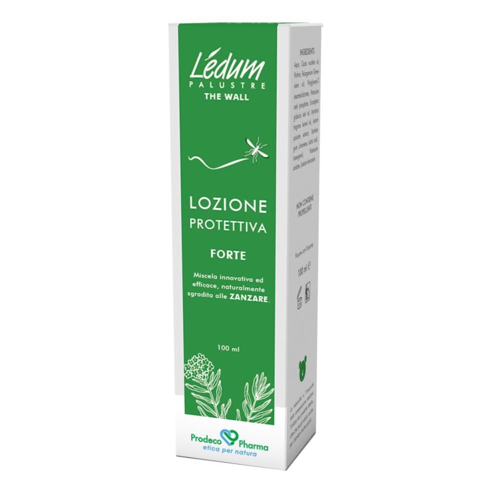 prodeco pharma srl ledum the wall lozione protettiva forte zanzare 100ml - protezione totale con ledum palustre, parfum e oli essenziali