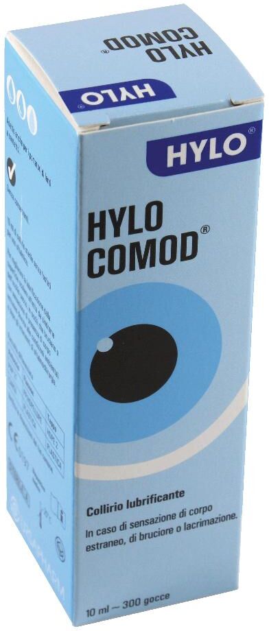 gmm farma srl hylo comod gocce oculari acid ialuronico 10ml - soluzione lubrificante per secchezza oculare