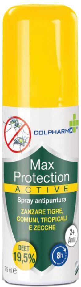 colpharma srl colpharma spray repellente antizanzare max protection active 75ml