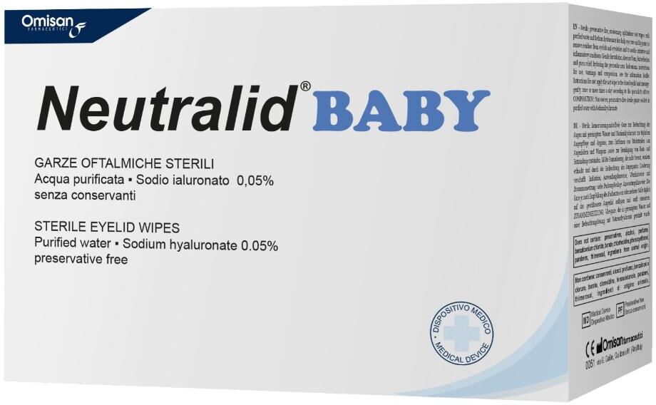 omisan farmaceutici srl neutralid baby garze oft.28pz