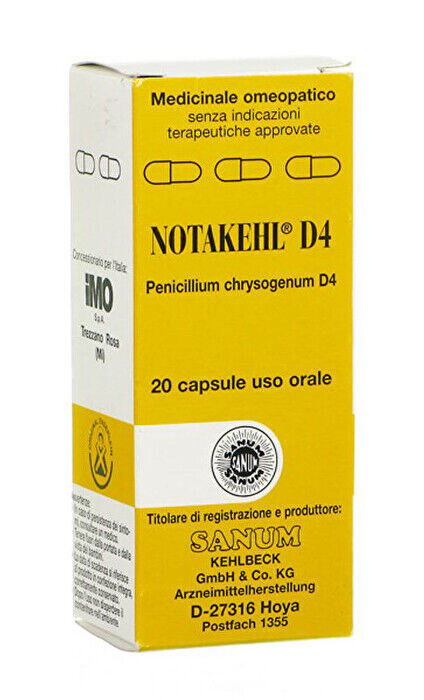 Sanum-Kehlbeck Gmbh & Co. Kg Notakehl D4 - 20 capsule