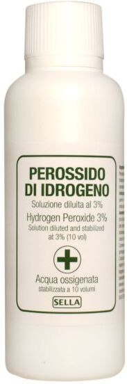 Sella Srl Sella Acqua Ossigenata 10 Volumi 200ml - Schiaritura e Decolorazione Capelli