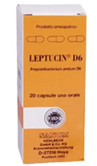 Sanum-Kehlbeck Gmbh & Co. Kg  Leptucin D6 - Infiammazioni vescicali e disturbi della circolazione 20 capsule