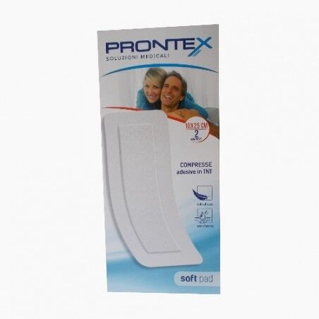 Safety Prontex Soft Pad Garza 10x25cm 2 Pezzi