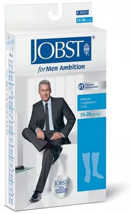 Bsn Medical Jobst For Men - Calza Compressiva 15-20mmHg Gambaletto Bordeaux Taglia 4