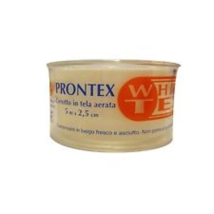 Safety Prontex White Tex Cerotto In Tela Bianca 5mx5cm