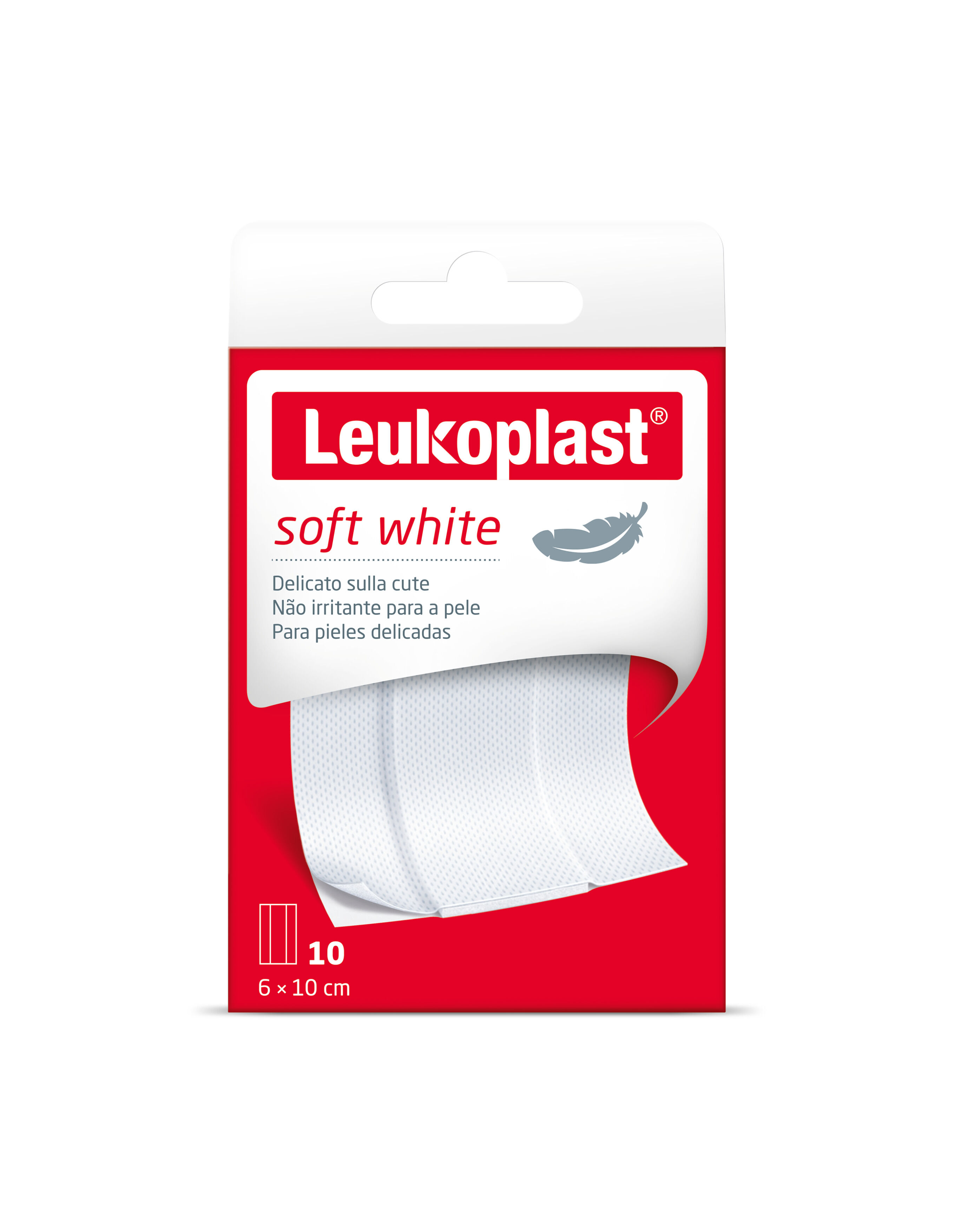 Bsn Medical Leukoplast Soft White Cerotti 1mx6cm 10 Pezzi - Protezione Delicata per Pelli Sensibili