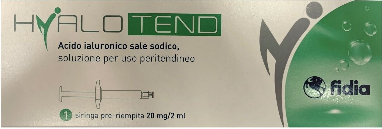 Fidia Farmaceutici Spa Hyalotend - Siringa 20mg/2ml per Uso Peritendineo - Terapia del Tendine