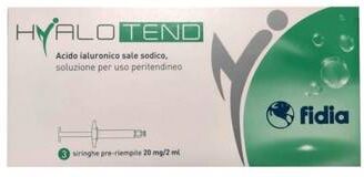 Fidia Farmaceutici Spa Hyalotend - Siringa Uso Peritendineo 20mg/2ml 3 Pezzi - Trattamento Avanzato per Tendini