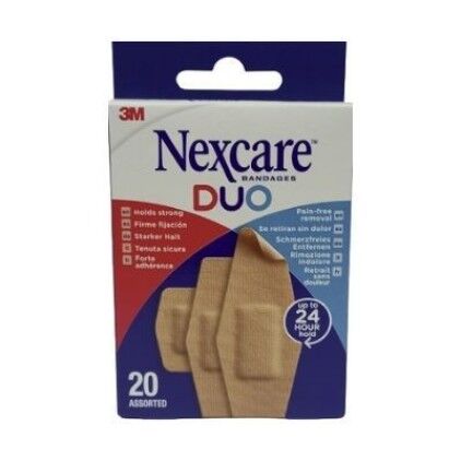 3M NEXCARE DUO CER ASSORT 20PZ