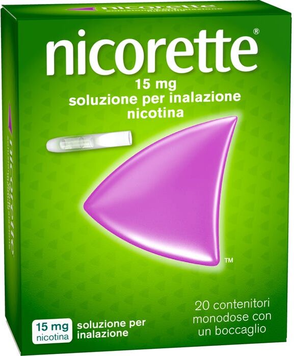 Johnson & Johnson Nicorette - Soluzione Per Inalazione 15mg x 20 Unità