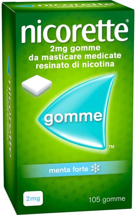 Johnson & Johnson Nicorette - 105 Gomme Masticabili 2mg Menta