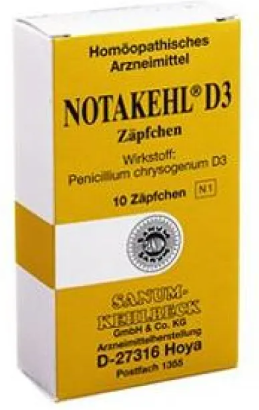 Sanum-Kehlbeck Gmbh & Co. Kg Notakehl D3 - Rimedio omeopatico 10 supposte