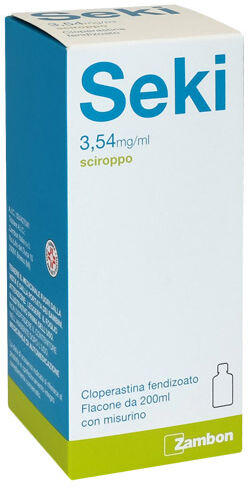 Zambon Seki Sciroppo 200ml - Sedativo Naturale della Tossi per il Benessere Respiratorio