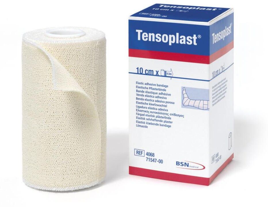 Bsn Medical Tensoplast Benda Elastica Autoadesiva con Ossido di Zinco 4,5x500 cm - Confezione da 1 Rotolo