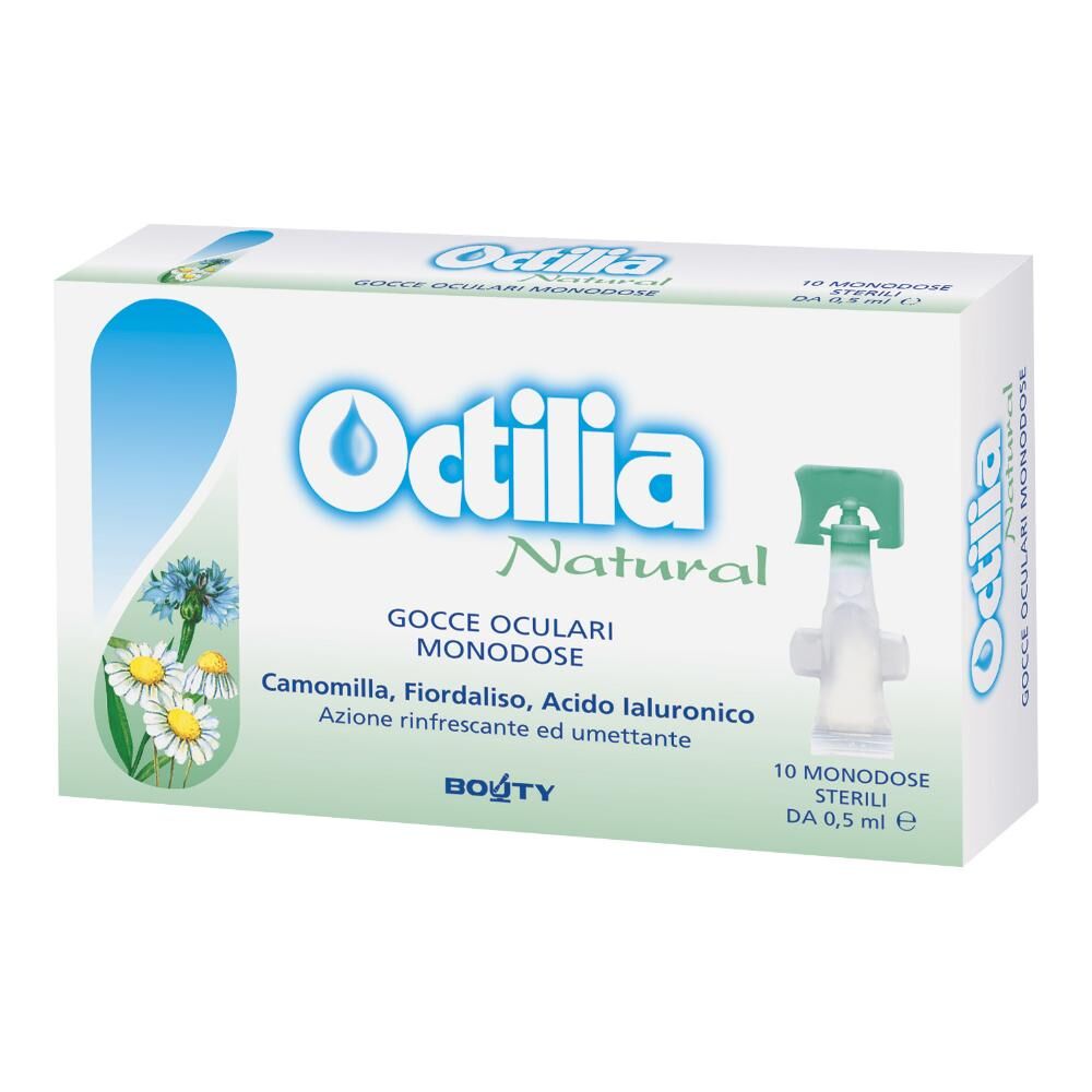 Ibsa Farmaceutici Italia Srl OCTILIA NATURAL COLLIRIO 10 FLACONCINI DA 0,5 ML