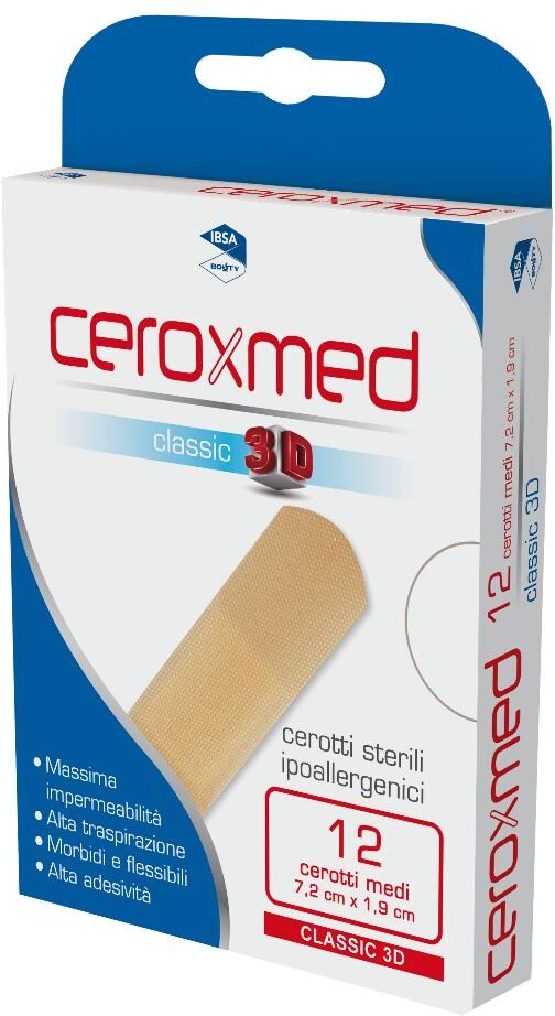 Nova Argentia Ceroxmed Classic Cerotti Formati Medi 12 Pezzi 7,2x1,9cm