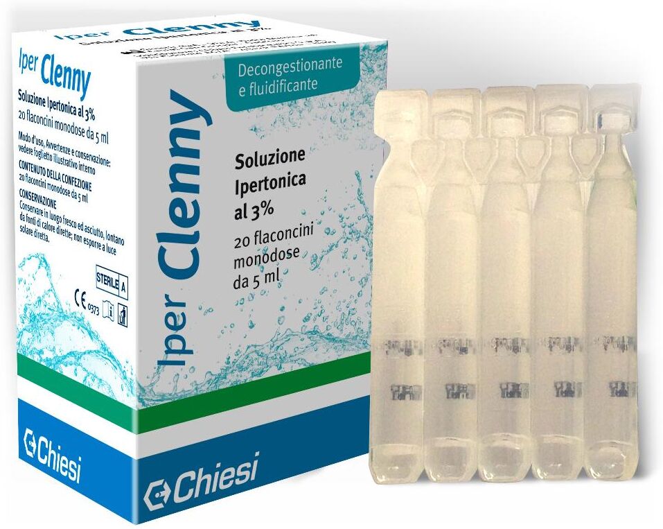 Chiesi Ch IPER CLENNY SOLUZIONE IPERTONICA MONODOSE 20 FLACONI 5 ML