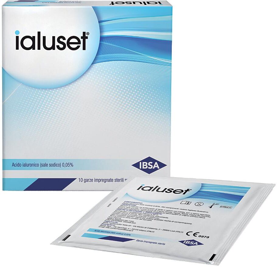 Ibsa Farmaceutici Italia Srl IALUSET GARZE 10CMX10CM 10PZ