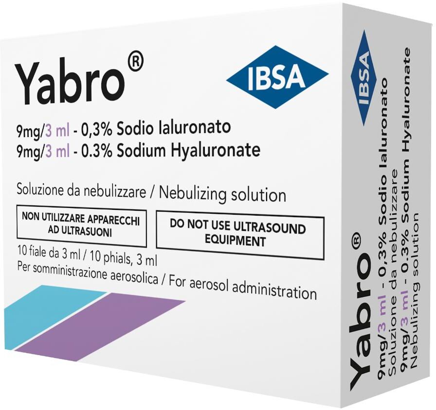 Ibsa Farmaceutici Italia Srl Yabro Soluzione per Aerosol 0,3% - 10 Fiale da 3 ml