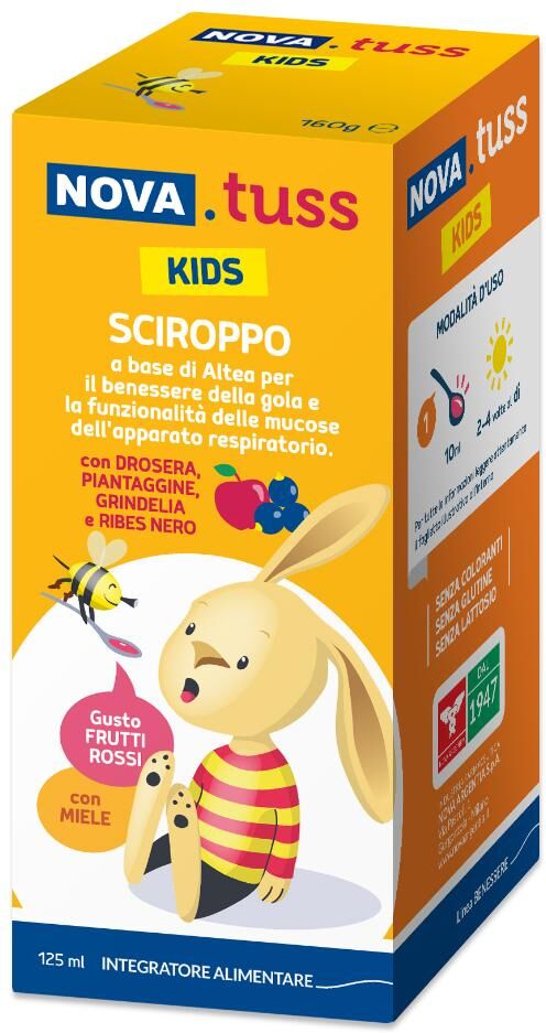 Nova Argentia Tuss Kids Sciroppo 160g - Altea per Gola e Mucose