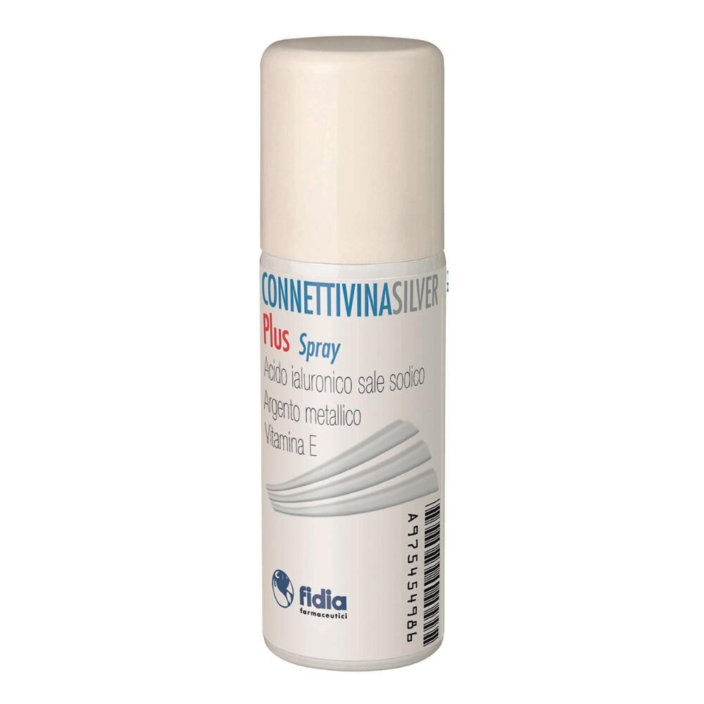 Fidia Farmaceutici Spa Connettivina Silver Plus - Spray 50ml - Soluzione Antimicrobica Avanzata per la Cura delle Ferite