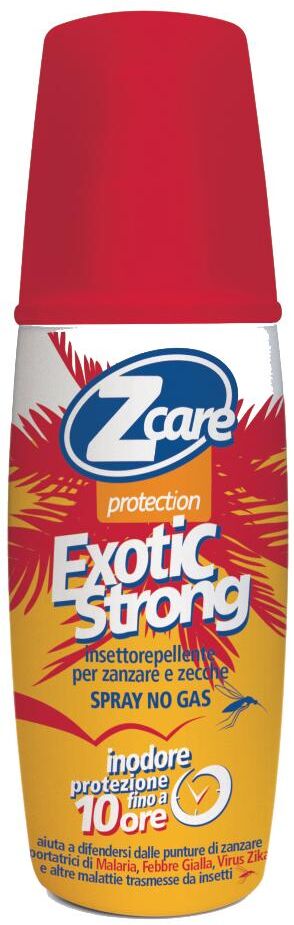 Ibsa Farmaceutici Italia Srl Zcare Protection Exotic Strong 100ml - Repellente Zanzare e Zecche DEET 50%