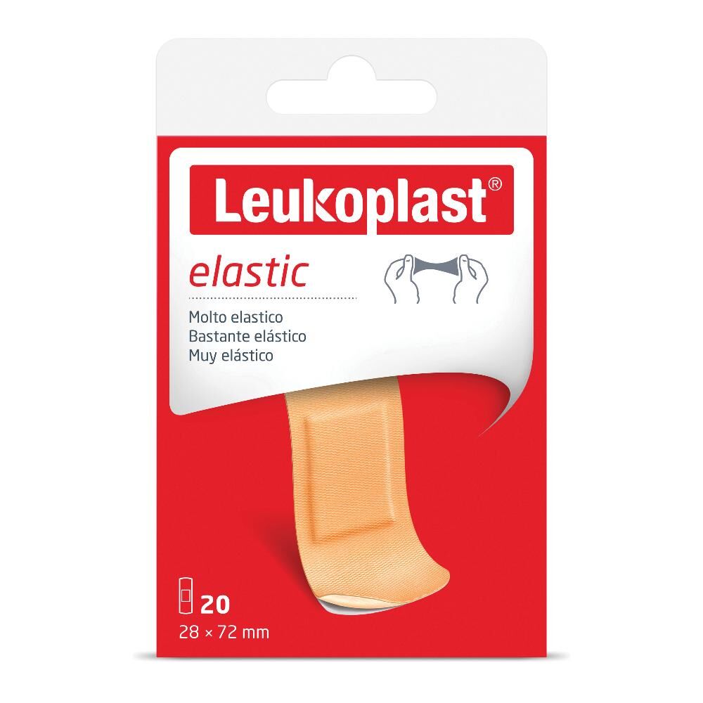 Bsn Medical Leukoplast Elastic Cerotto 28x72cm 20 Pezzi - Fissaggio Professionale per Ferite Estese