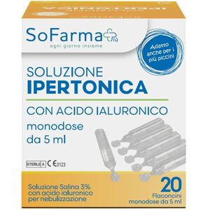 So.Farma.Morra Spa SOLUZ IPERTONICA 3% 20FL SF+ So.Farma.Morra Spa SOLUZ IPERTONICA 3% 20FL SF+