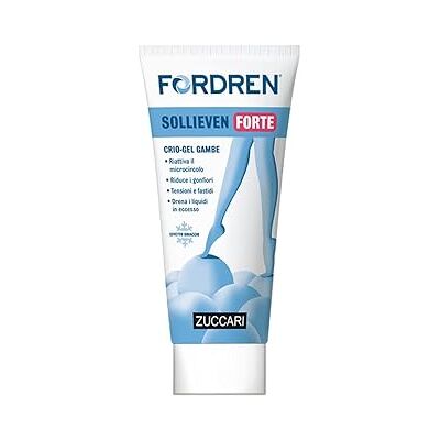 ZUCCARI Srl Zuccari Fordren Sollieven Forte Crio Gel Gambe 100ml - Gel Rinfrescante per Gonfiore e Microcircolo ZUCCARI Srl Zuccari Fordren Sollieven Forte Crio Gel Gambe 100ml - Gel Rinfrescante per Gonfiore e Microcircolo