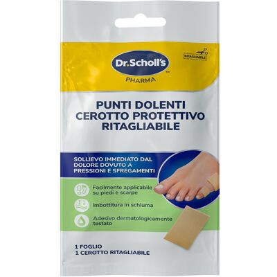COOPER CONSUMER HEALTH IT Srl Scholl Punti Dolenti Cerotti Calli e Duroni, 1 Cerotto Ritagliabile COOPER CONSUMER HEALTH IT Srl Scholl Punti Dolenti Cerotti Calli e Duroni, 1 Cerotto Ritagliabile
