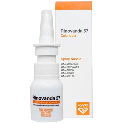 VANDA OMEOPATICI Srl Rinovanda 57 Spray Nasale Calendula, 20 ml VANDA OMEOPATICI Srl Rinovanda 57 Spray Nasale Calendula, 20 ml
