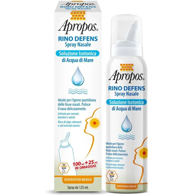 Desa Pharma Srl Rino Defens Spray Nasale Isotonico - 125ml Desa Pharma Srl Rino Defens Spray Nasale Isotonico - 125ml