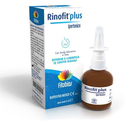 Fitobios Srl Rinofit Plus Spray Nasale Ipertonico 15ml - Decongestionante Naturale per Raffreddore Fitobios Srl Rinofit Plus Spray Nasale Ipertonico 15ml - Decongestionante Naturale per Raffreddore