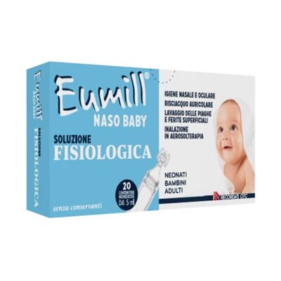 Recordati Spa Eumill Naso Baby Soluzione Fisiologica - Igiene nasale & Risciacquo Recordati Spa Eumill Naso Baby Soluzione Fisiologica - Igiene nasale & Risciacquo