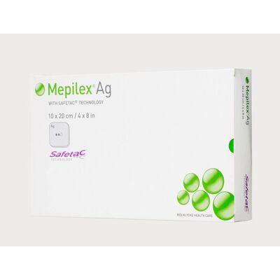 Mölnlycke Health Care Mepilex Ag Imbottitura in Schiuma - Ferite infette Mölnlycke Health Care Mepilex Ag Imbottitura in Schiuma - Ferite infette