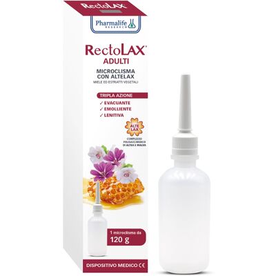PHARMALIFE RESEARCH Srl RectoLAX Adulti Microclisma, 120 g PHARMALIFE RESEARCH Srl RectoLAX Adulti Microclisma, 120 g