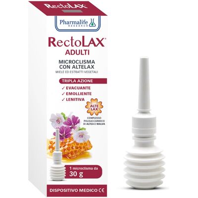 PHARMALIFE RESEARCH Srl Rectolax Adulti Microclisma30g PHARMALIFE RESEARCH Srl Rectolax Adulti Microclisma30g