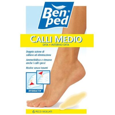 Cuscinetti idrocolloidali Benped per calli e duroni - 6 pezzi Cuscinetti idrocolloidali Benped per calli e duroni - 6 pezzi